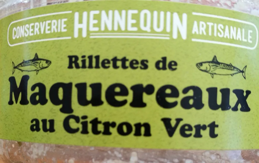 rillettes de maquereaux au citron vert
