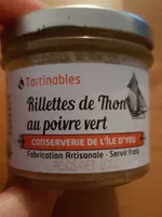 Rillettes de Thon au poivre vert