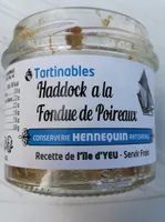 Haddock fondue de poireau