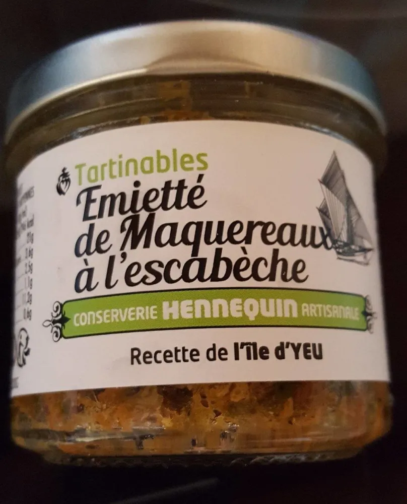Emietté de maquereaux à l'escabèche
