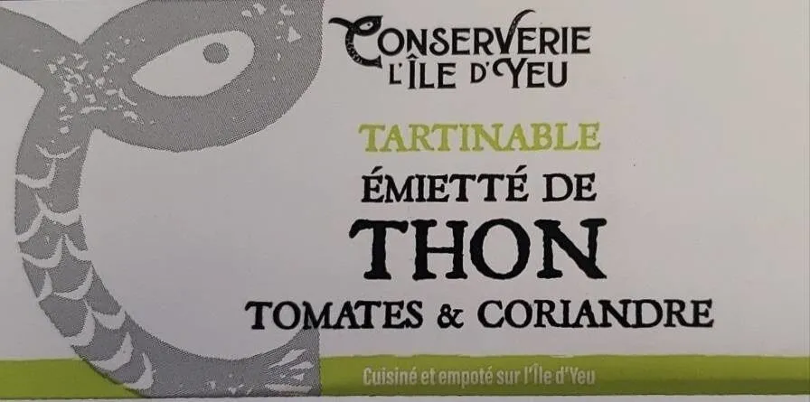 Émietté thon tomates coriandre