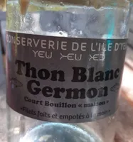 Thon blanc germon court bouillon "maison"