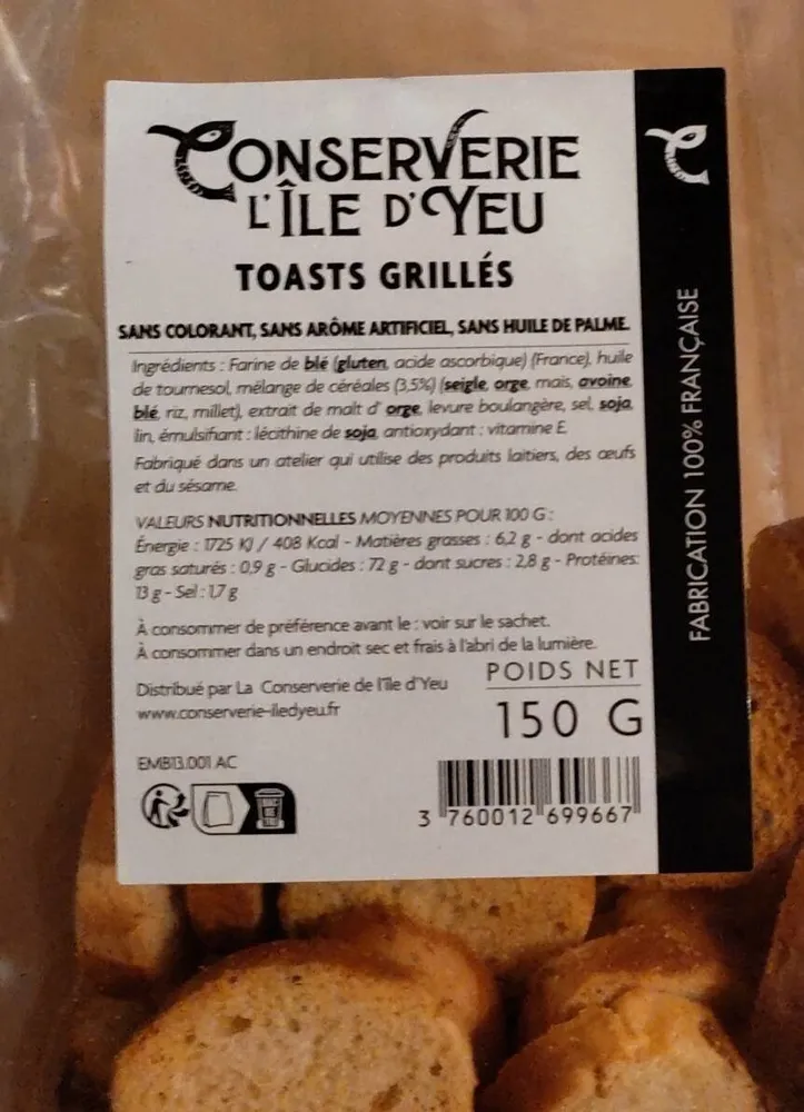 Toast grillés