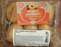 Mini beignet fourré à l'abricot