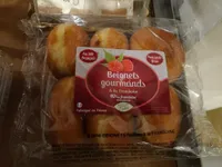 6 Mini Beignets Fourrés à la Framboise.