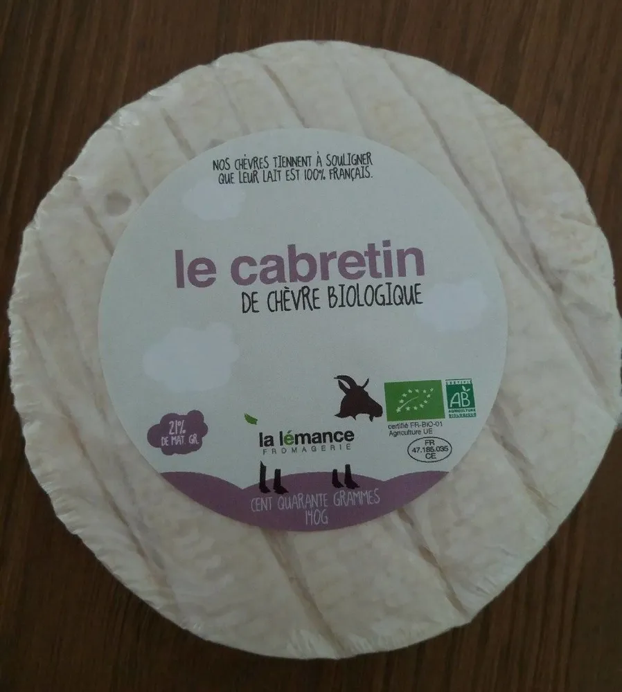 Le cabretin de chèvre biologique
