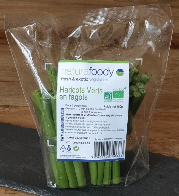 Haricots verts en fagots