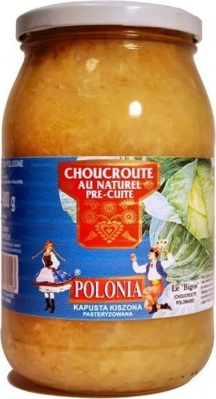 Choucroute Au Naturel Précuite 0, 90 l - Kapusta Kiszona