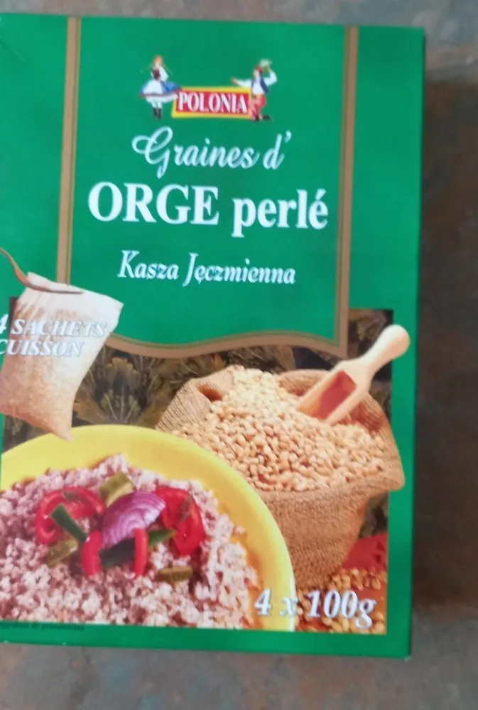 Graine d'orge perlé