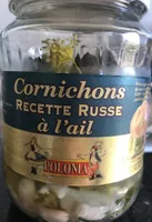 CORNICHON RECETTE RUSSE A L'AIL