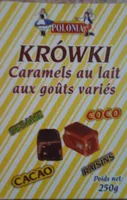 KROWKI CARAMELS AU LAIT AUX GOÛTS VARIES