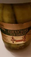 Cornichons club sandwich