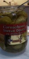 Cornichons saveur douce en tranches