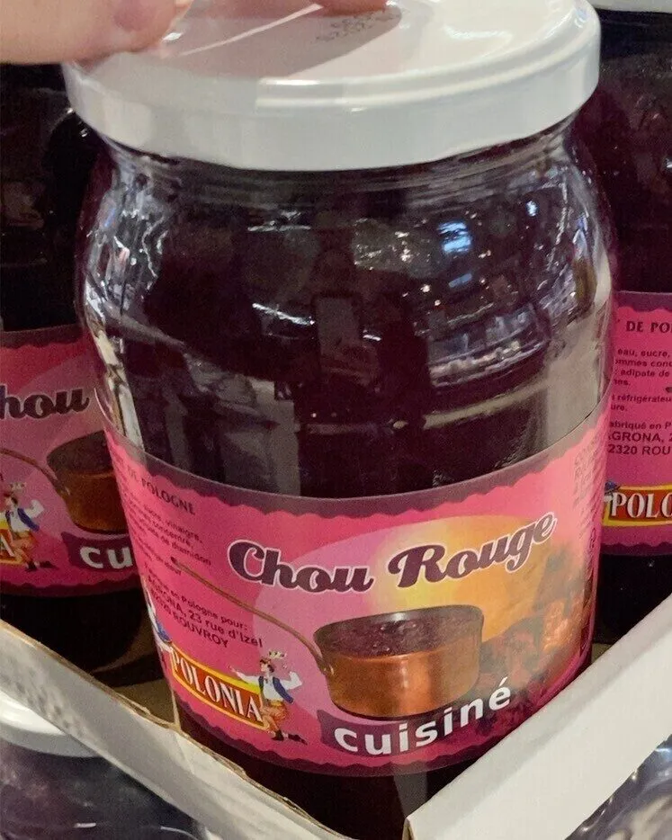 Chou rouge cuisiné