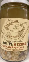 SOUPE À L'ORGE & CHAMPIGNONS