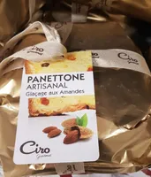 Panettone artisanal glaçage aux amandes