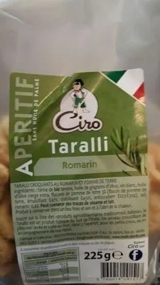 Taralli croquants au romarin