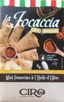La Focacia (mini focaccias à l’huile d’olive)
