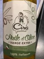 Huile d'olive vierge extra non filtrée
