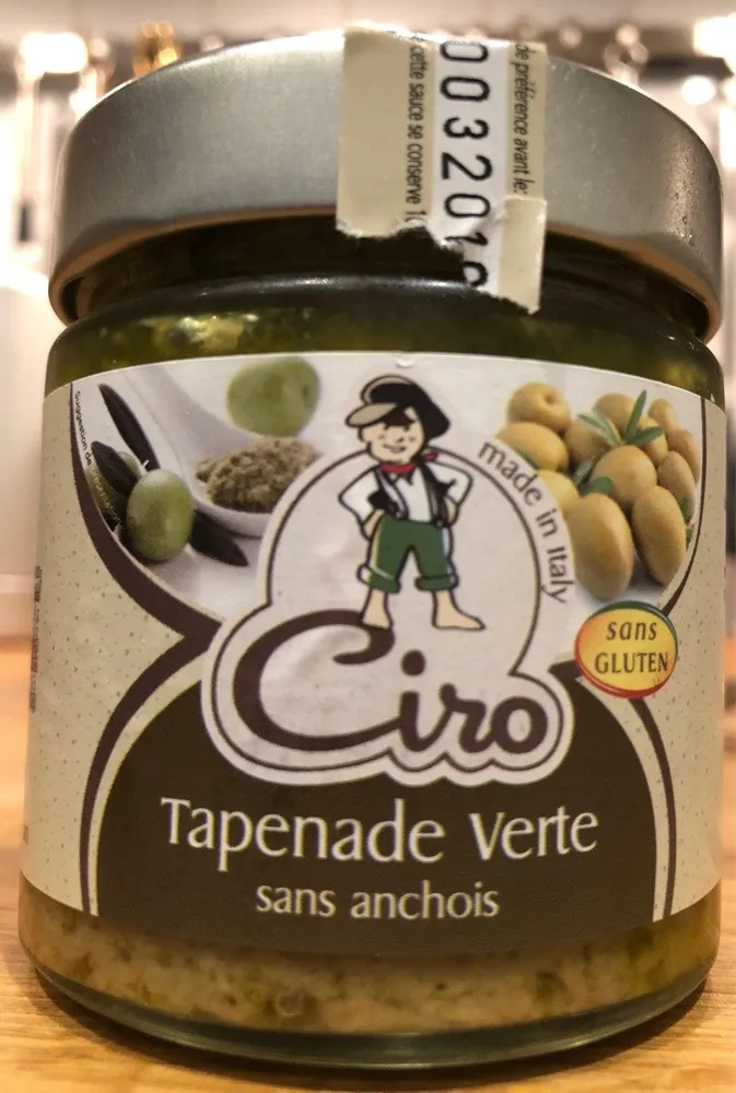 Tapenade verte sans anchois