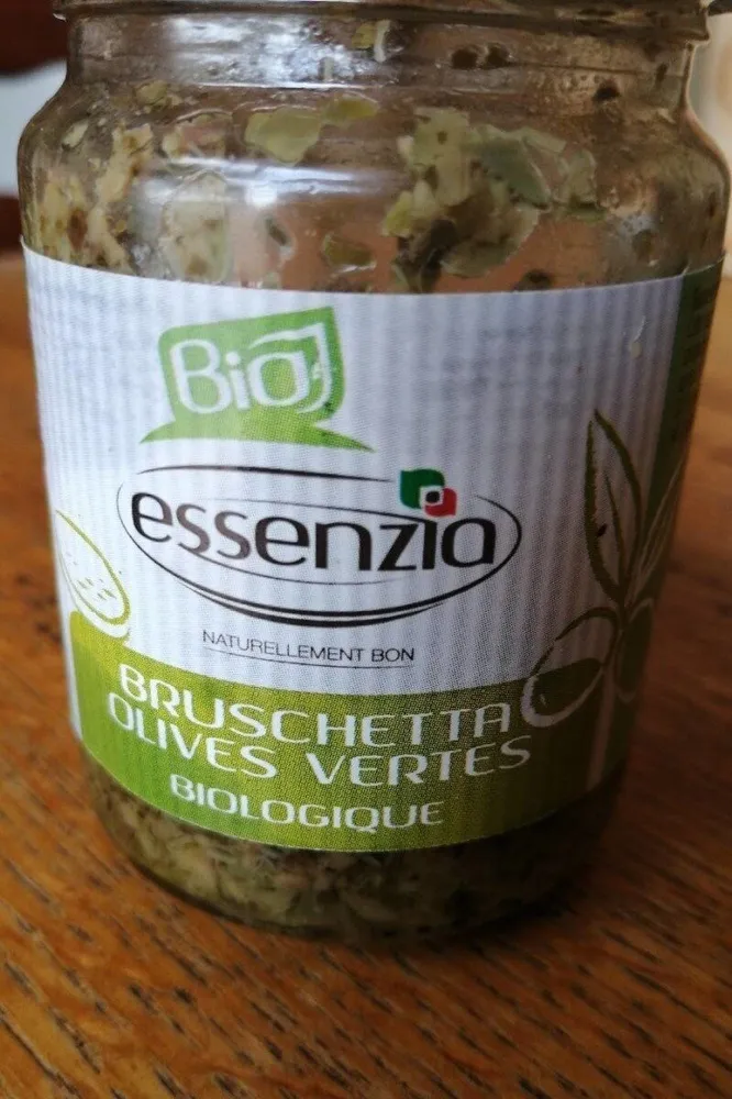 Bruschetta olives vertes