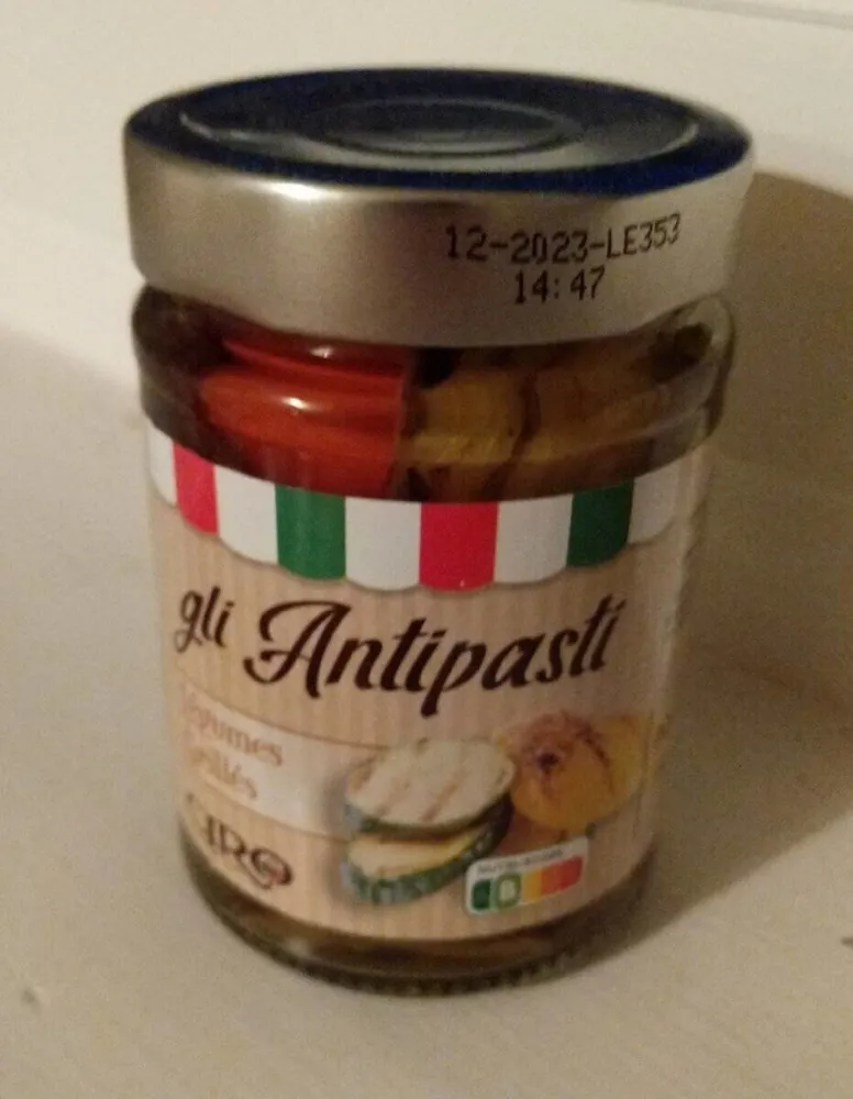 Gli antipasti légumes grillés