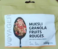 Müesli granola fruits rouges