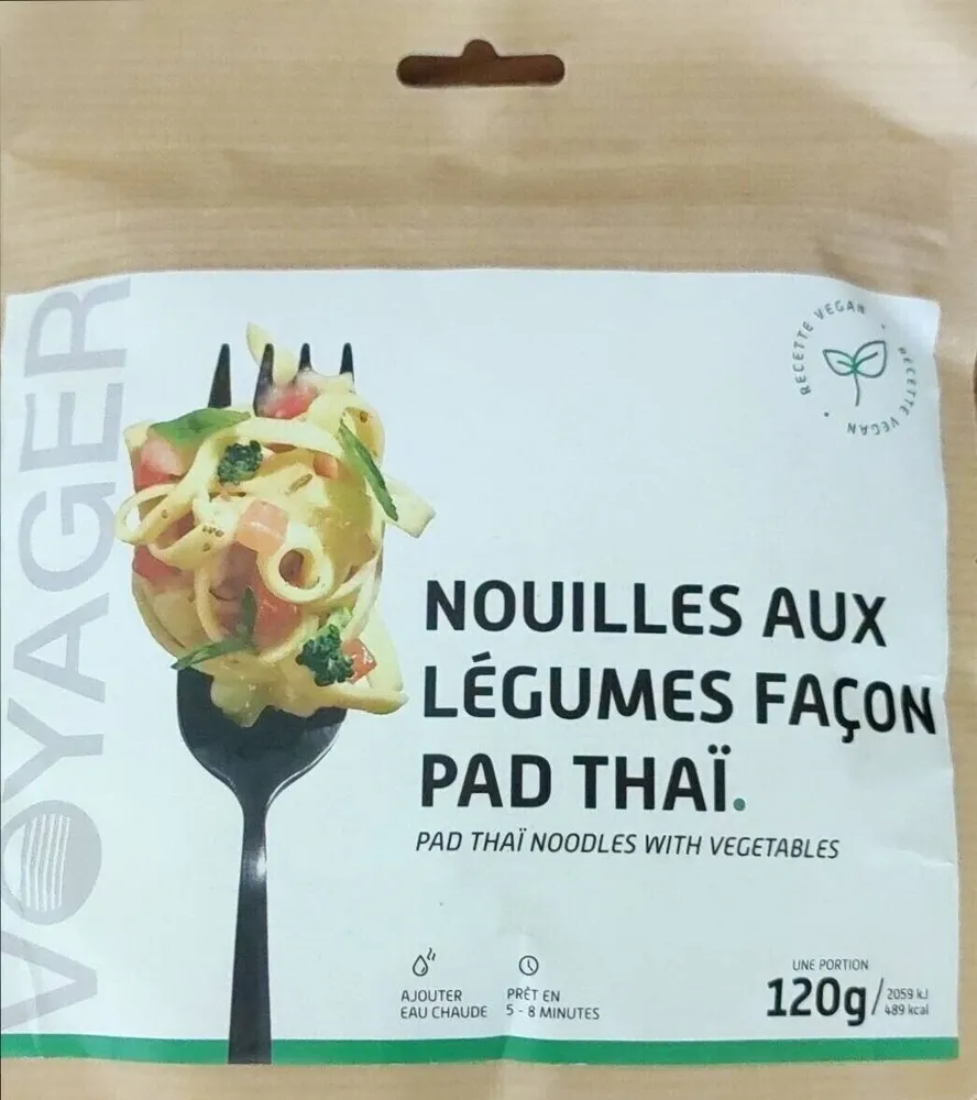 Nouilles aux légumes façon pad thaï