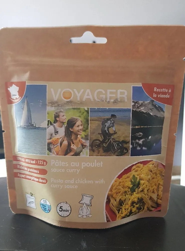 Pâtes au poulet Sauce curry