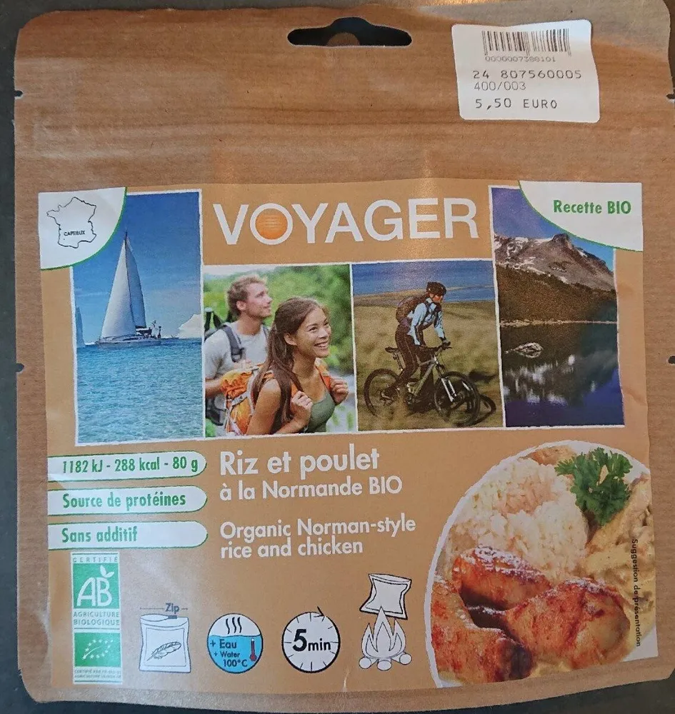 Riz et poulet à la normande