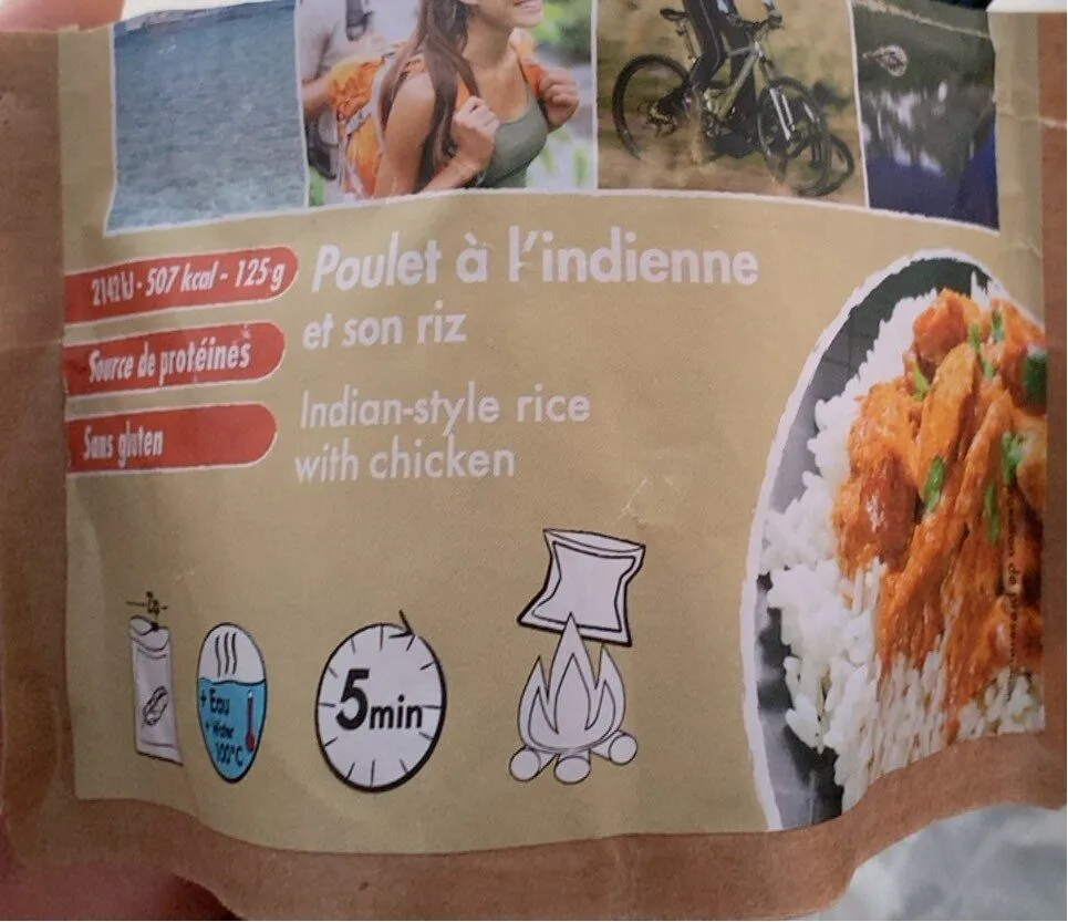 Poulet à l’indienne et son riz
