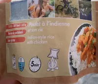 Poulet à l’indienne et son riz