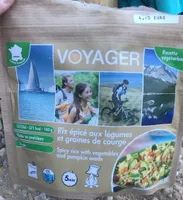Rie épicé aux legumes et graines de courge