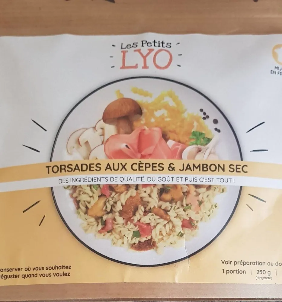 Torsade aux cepes & jambon sec