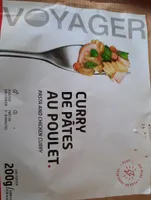 Curry de pâtes au poulet