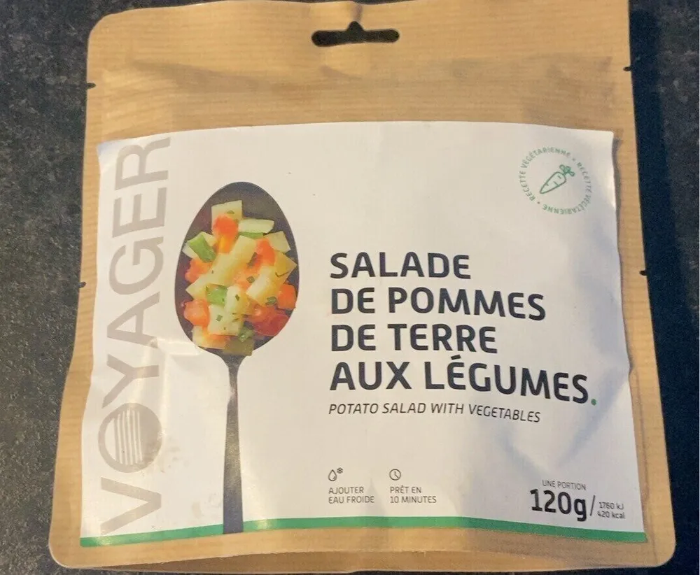 Salade de pommes de terre déshydraté