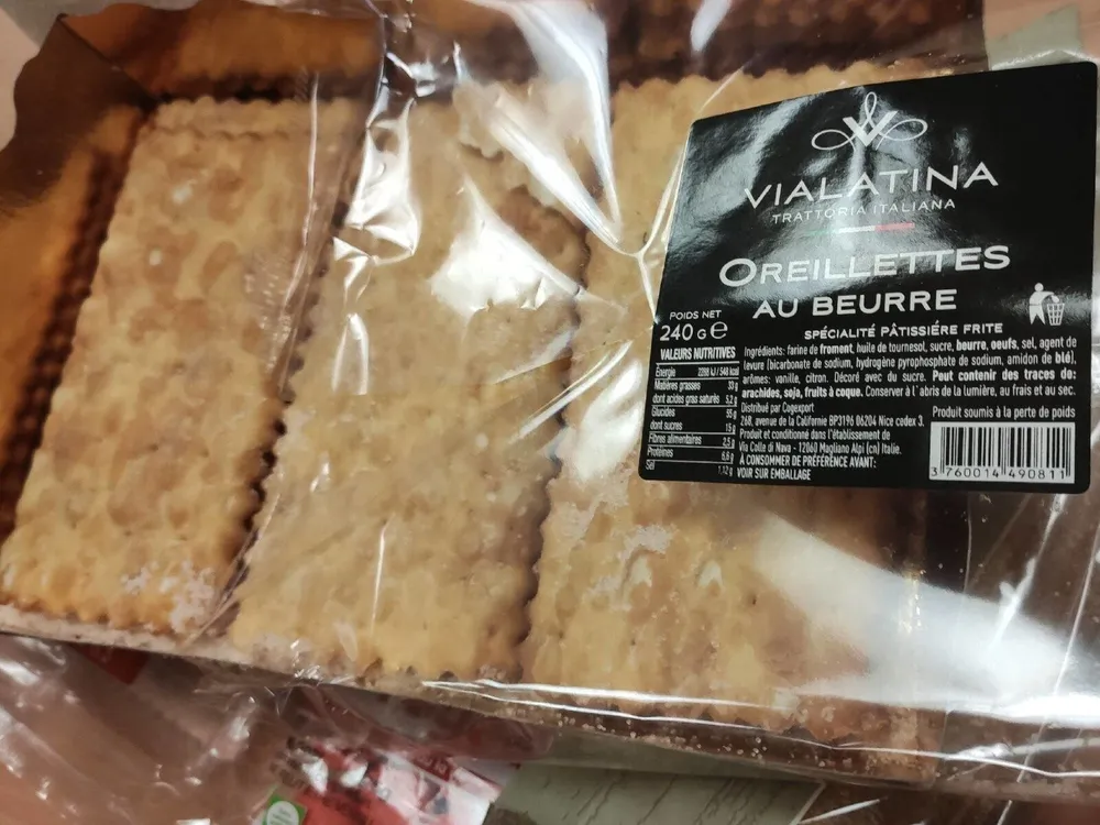 Oreillettes au beurre