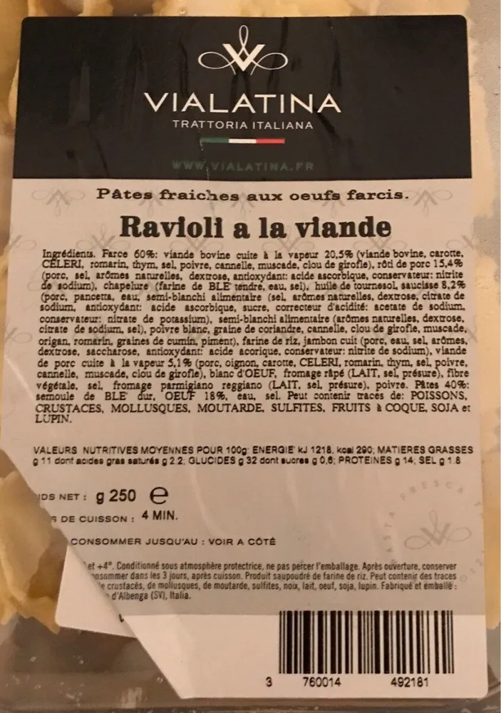 Ravioli viande