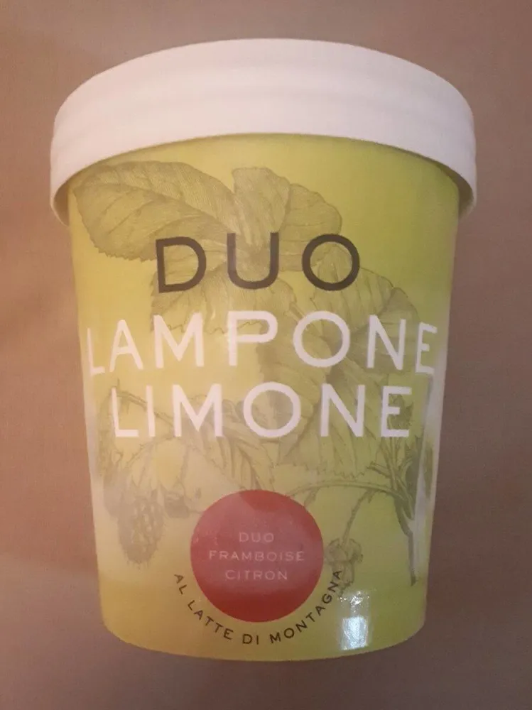 Glace framboise citron