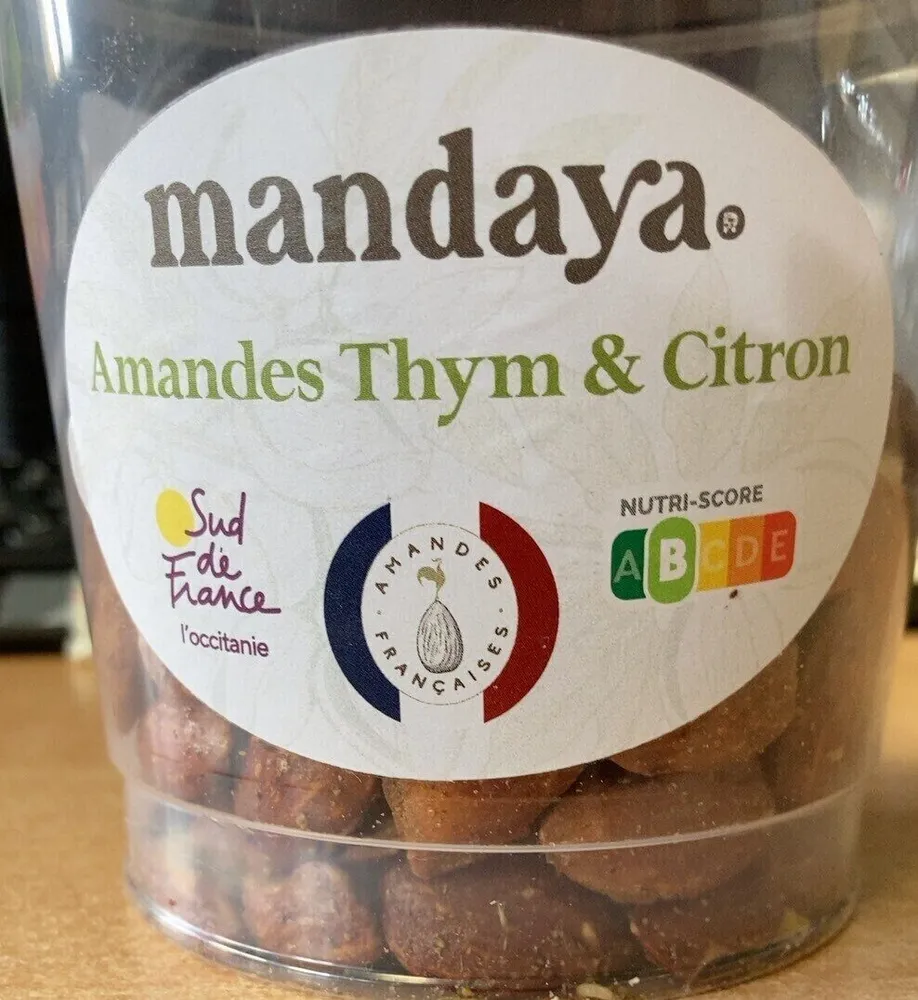 Amande thym et cytron