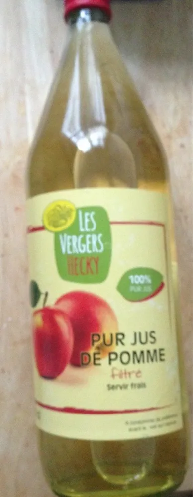 Pur jus de pomme filtré