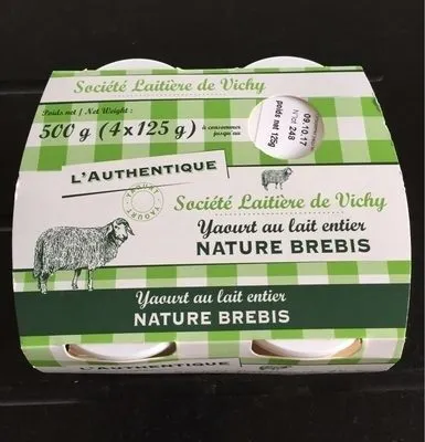Yaourt au lait entier nature brebis