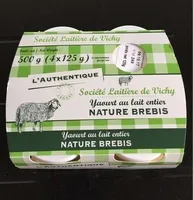 Yaourt au lait entier nature brebis