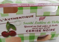 Yaourt au lait entier de brebis sucré aux fruits cerise noire
