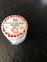 Yaourt au lait entier fraise