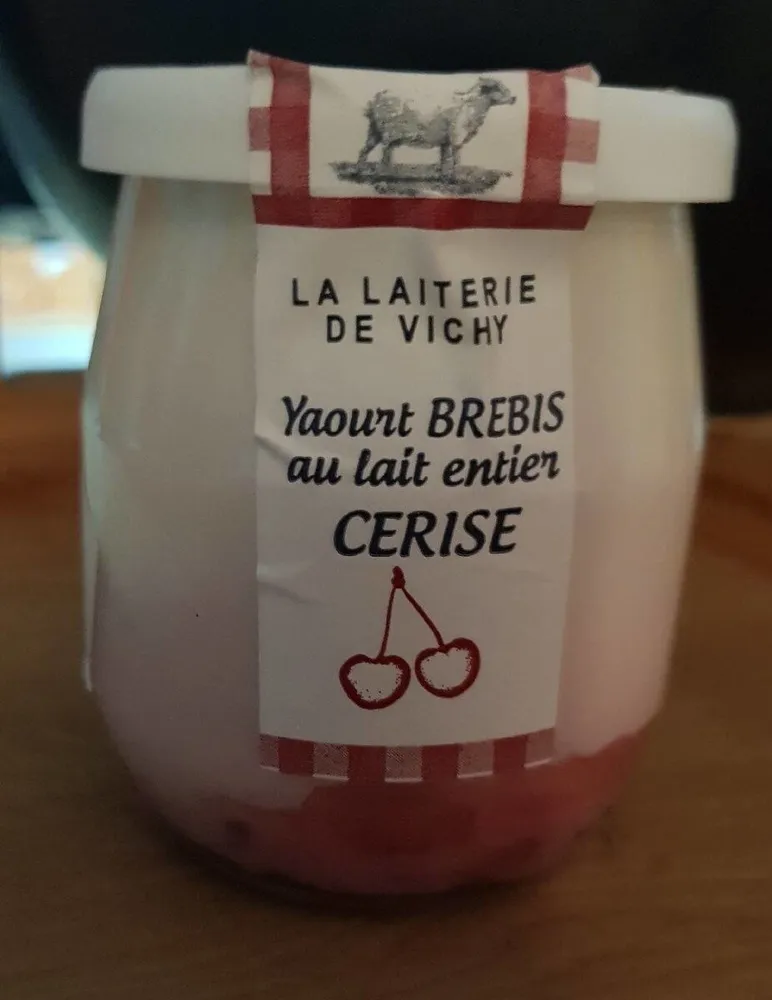Yaourt brebis au lait entier cerise