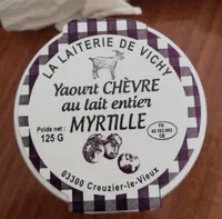 Yaourt Chèvre au lait entier Myrtilles