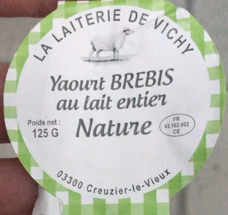 Yaourt brebis lait entier nature