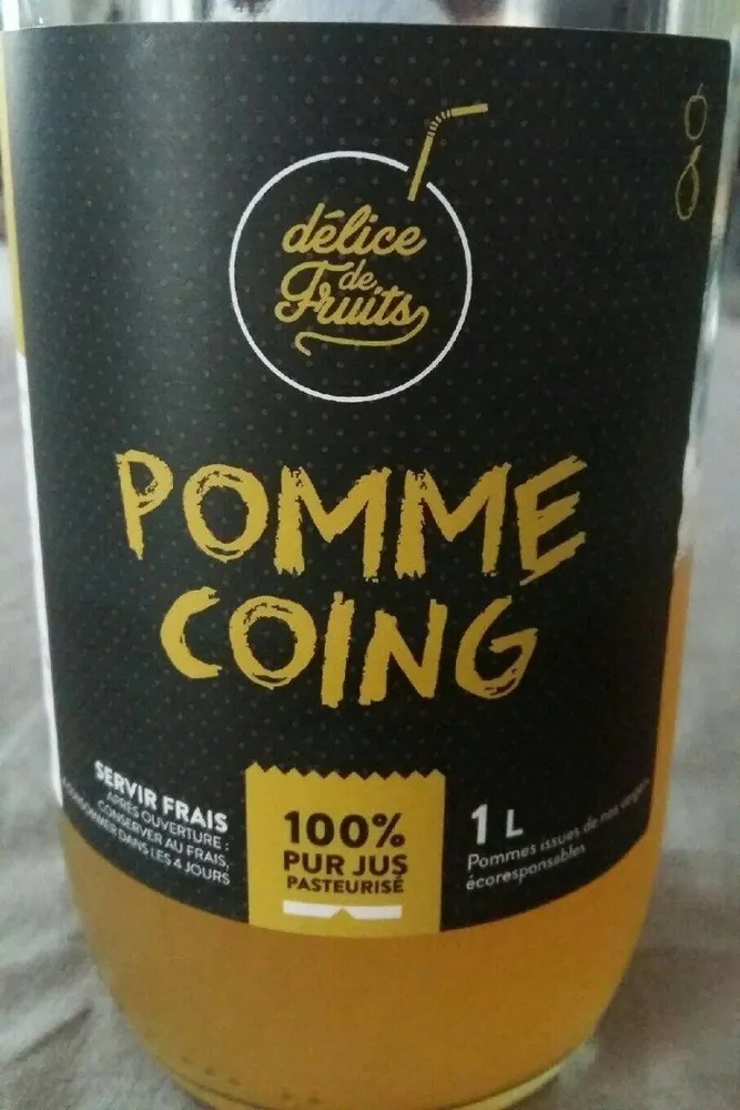 Jus pomme coing