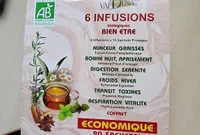 6 infusions biologiques bien-être